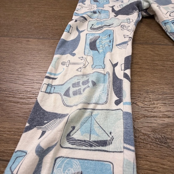 Tea Collection Nautical Theme Pajama Set Size 6 100% Cotton Fall Boys Sleep - Picture 11 of 16